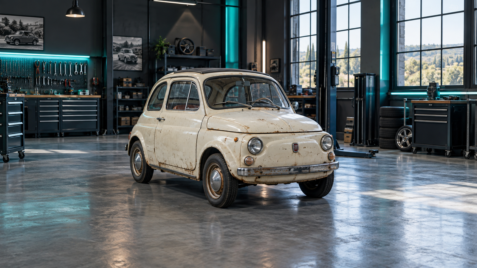 Fiat 500 – Das Original, Umbauvisualisierung